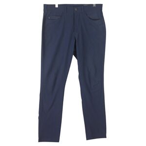 Mizzen+Main Helmsman Slim Fit Pants Mens 30x29 Blue Stretch Performance Golf